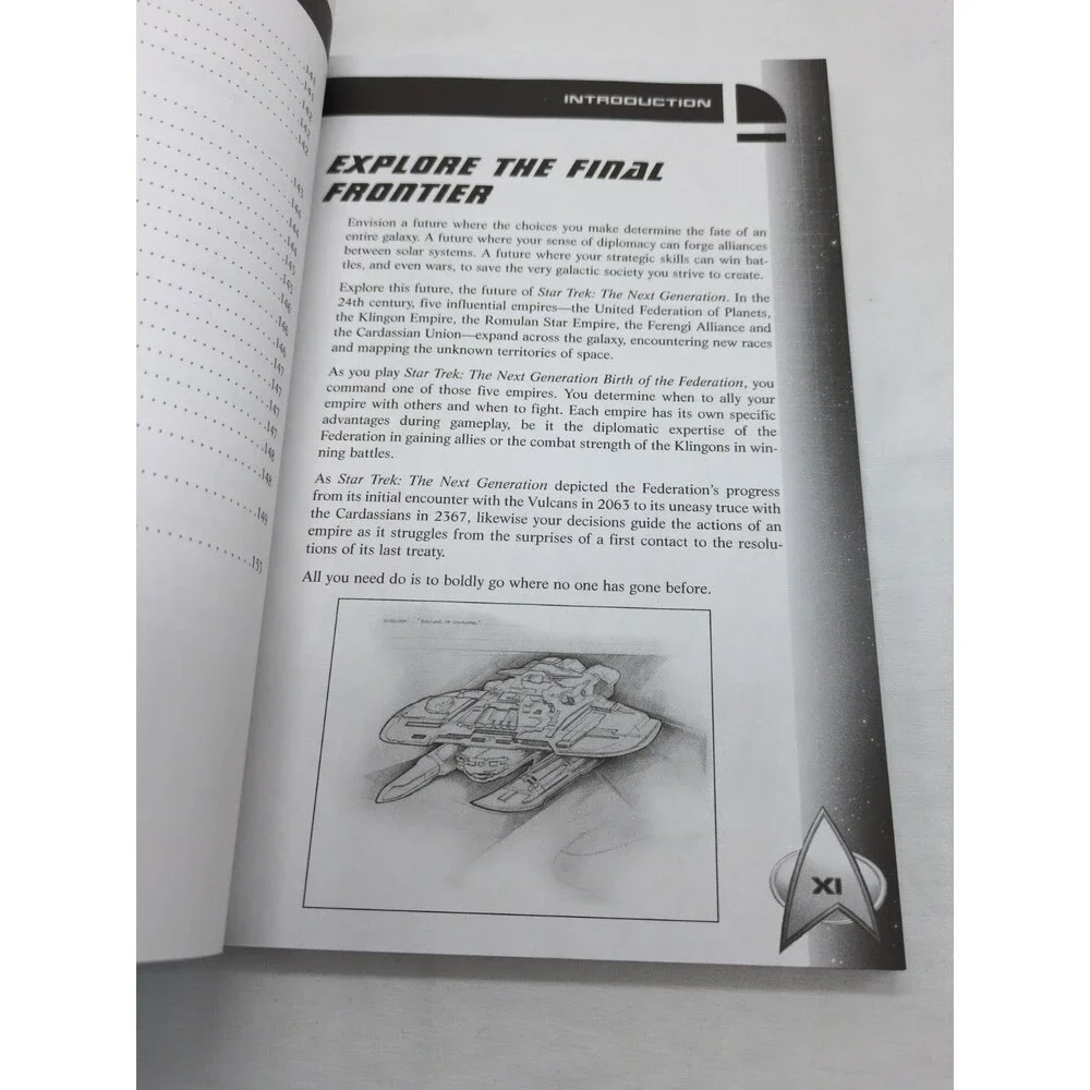 Star Trek Birth Of The Federation PC Game Strategy Guide Book